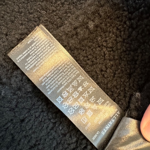 ALL SAINTS Shearling/Sheepskin Coat - Picture 5 of 10